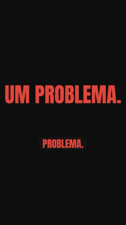 Cartão preto Um problema